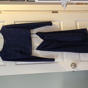 Two piece long sleeve and skirt